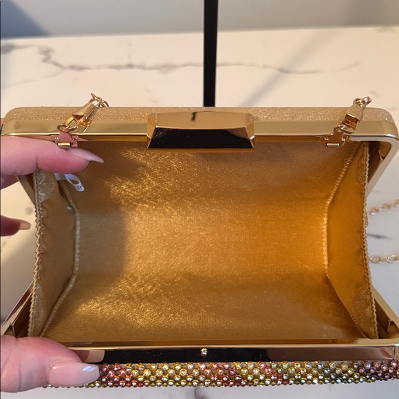 Multicolor Rhinestone Clutch - Picture 4 of 5